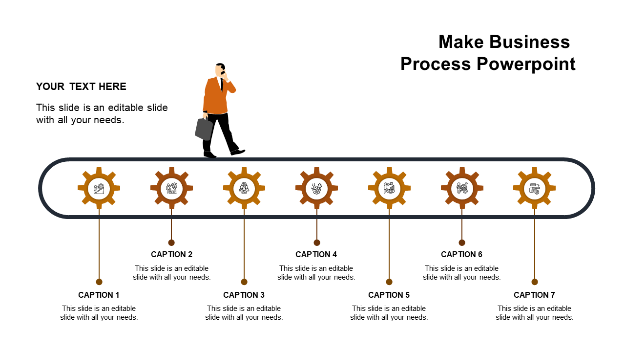 business process powerpoint-orange-7